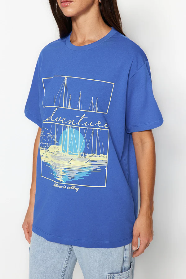 Printed Cotton T-Shirt3